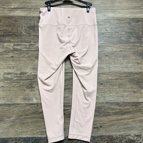 Yogalicious Pink Leggings with Soft Stretchy Fabric and Wide Waistband - Picture 2 of 4